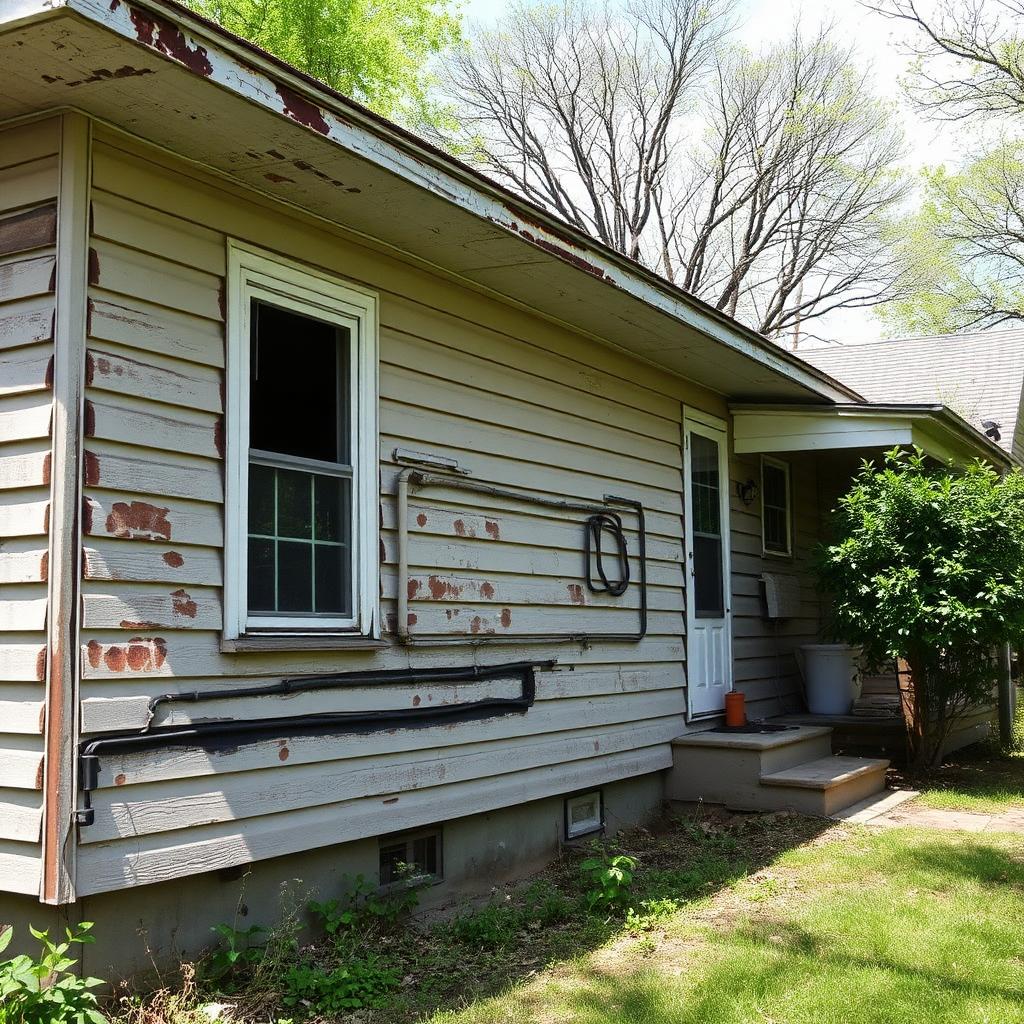 Ranch Facelift + Stone Facade before